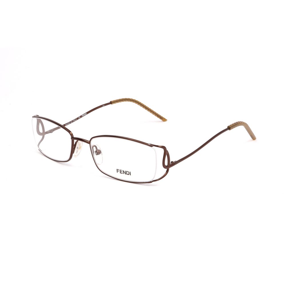 Fendi Brown Metal Frame