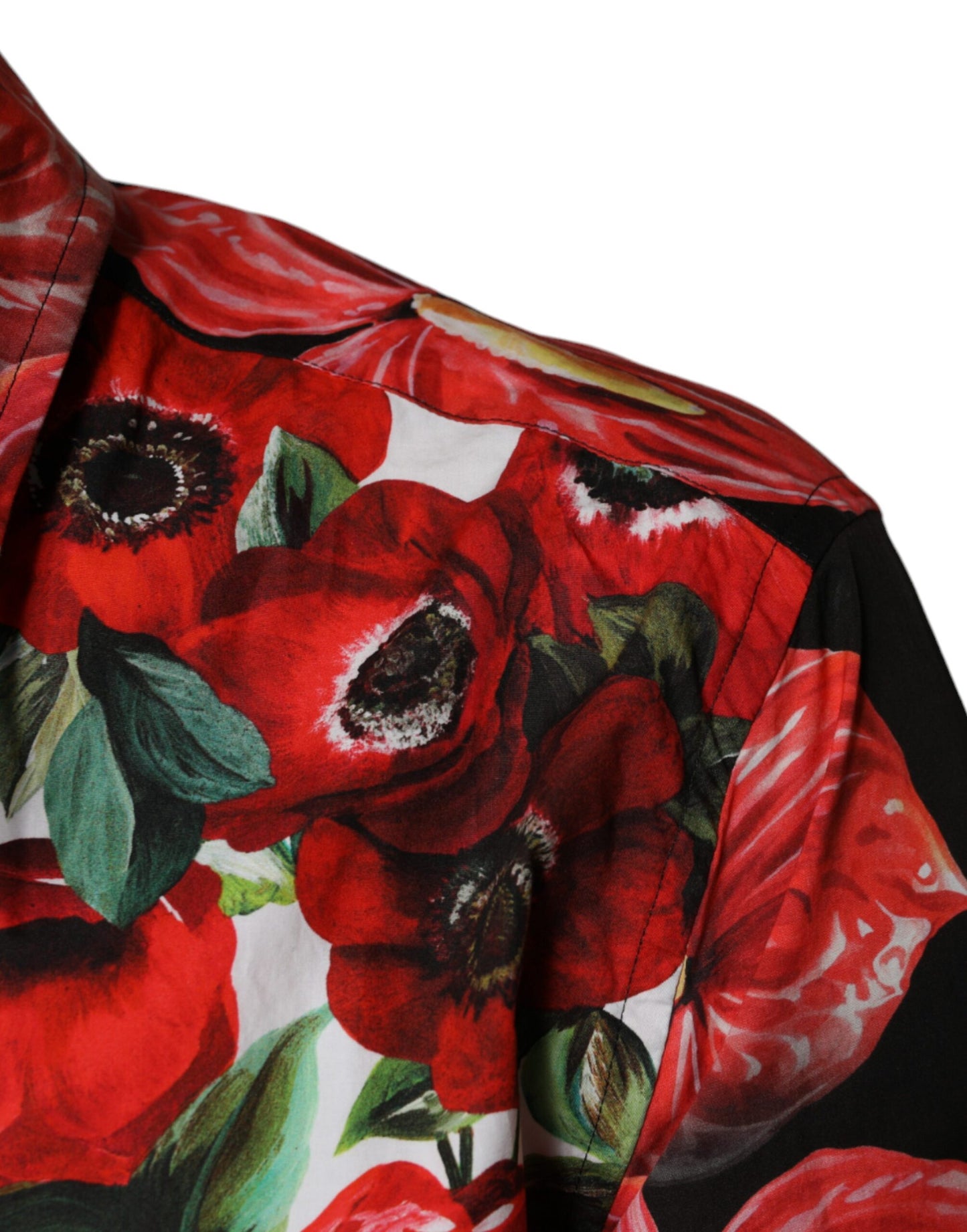 Dolce & Gabbana Multicolor Anemone Button Down Freizeithemd