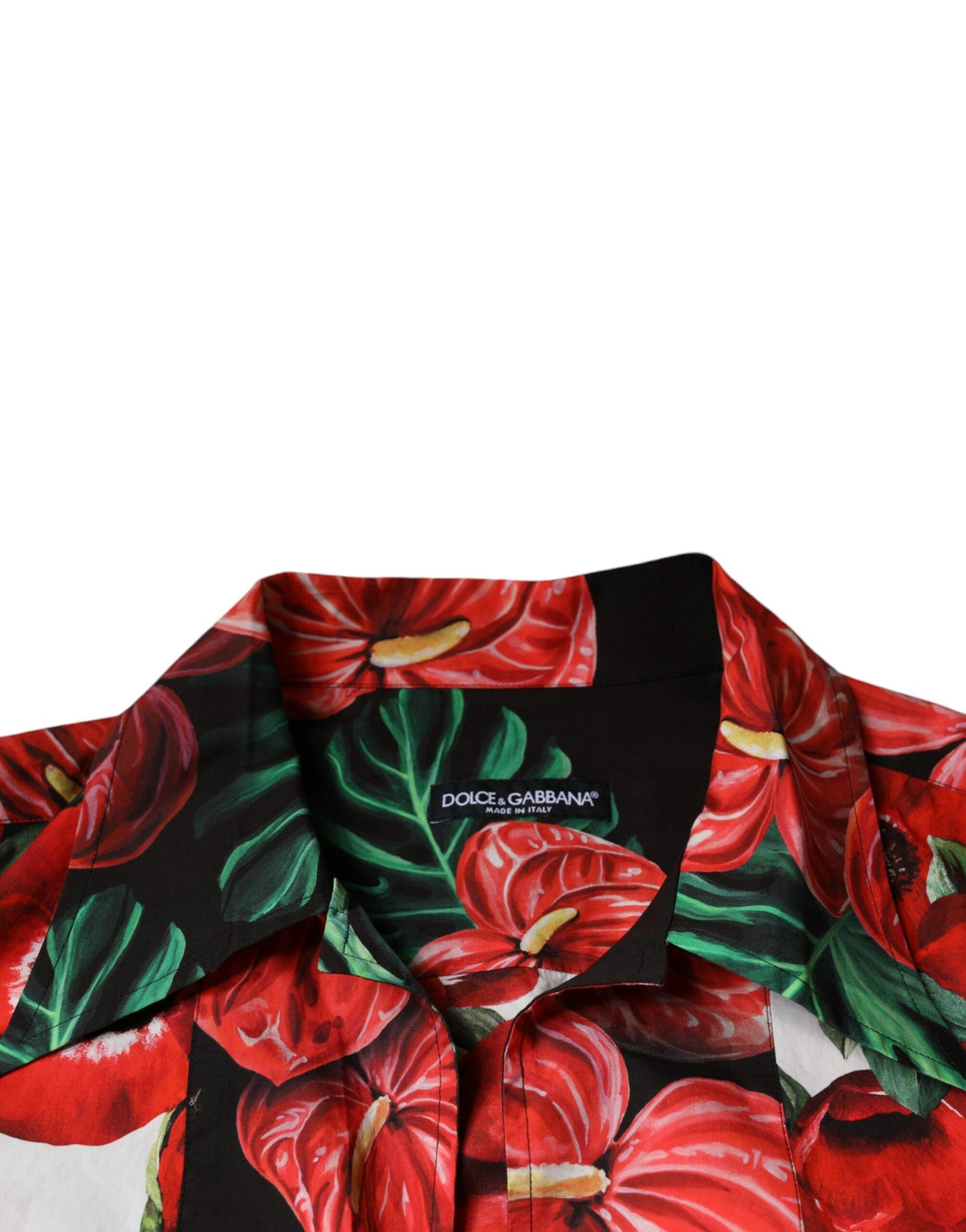 Dolce & Gabbana Multicolor Anemone Button Down Freizeithemd