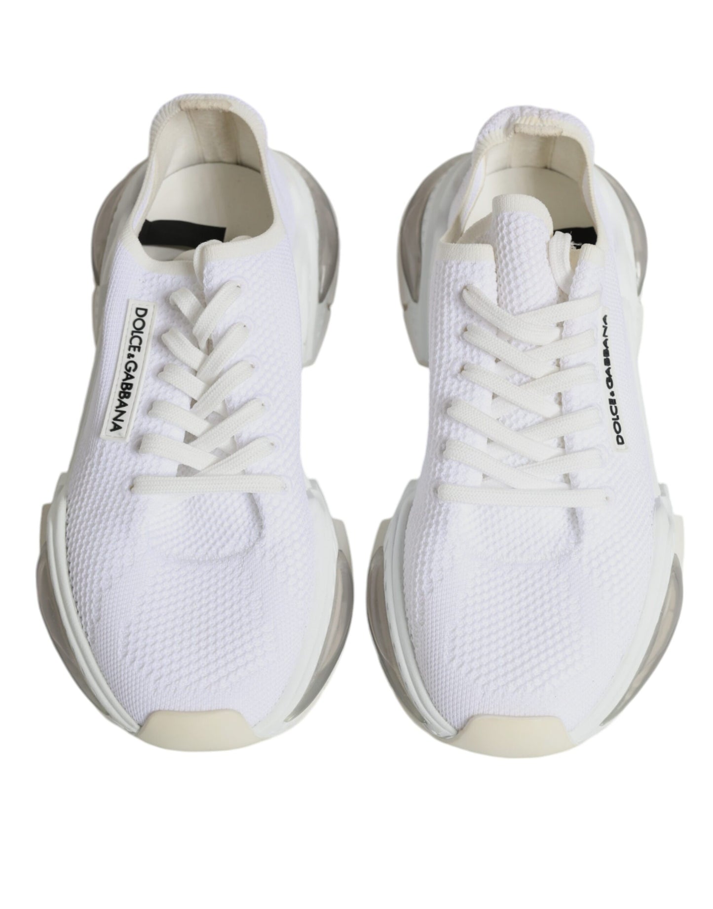 Dolce &amp; Gabbana White Airmaster Low Top Men Sneakers Shoes