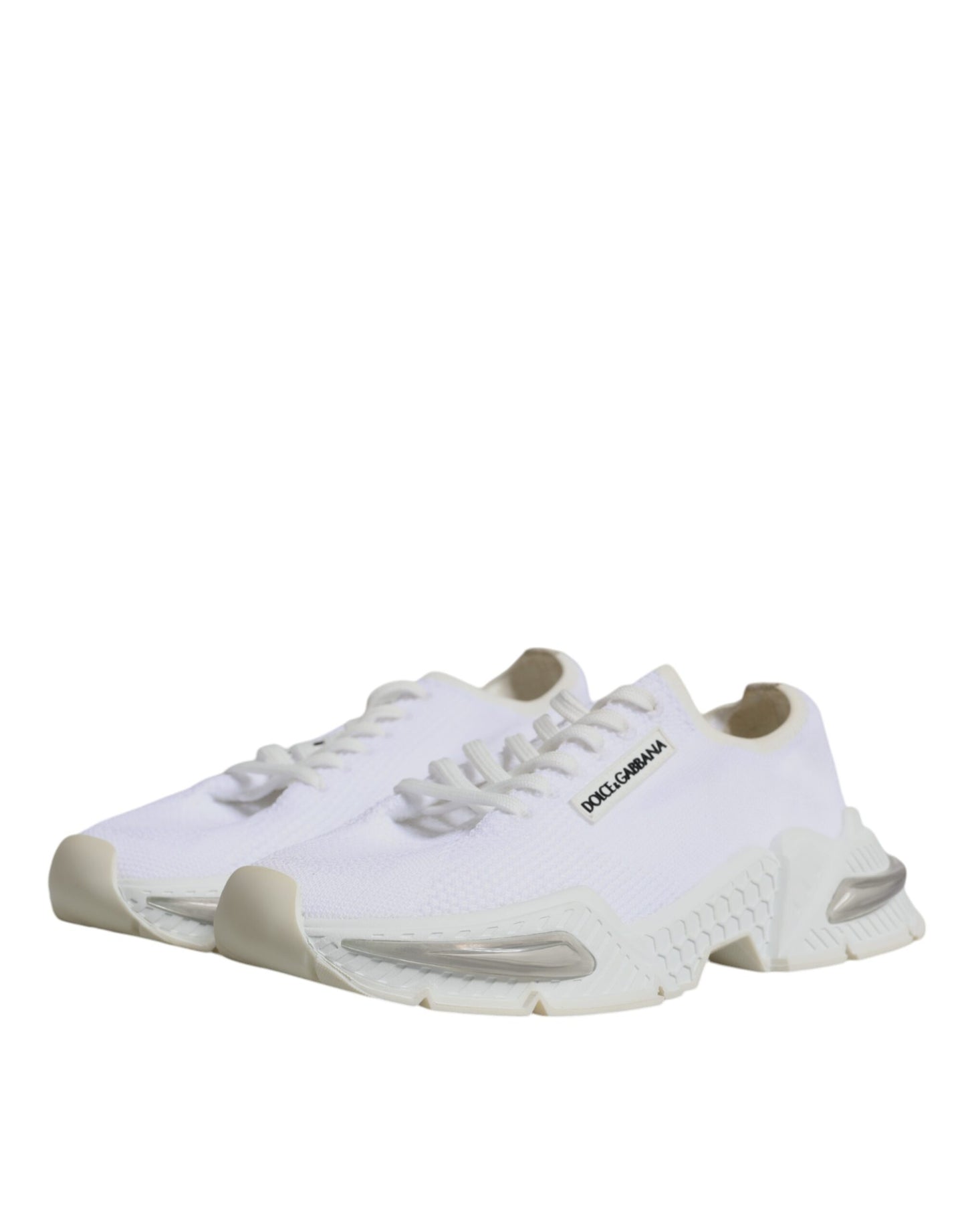 Dolce &amp; Gabbana White Airmaster Low Top Men Sneakers Shoes