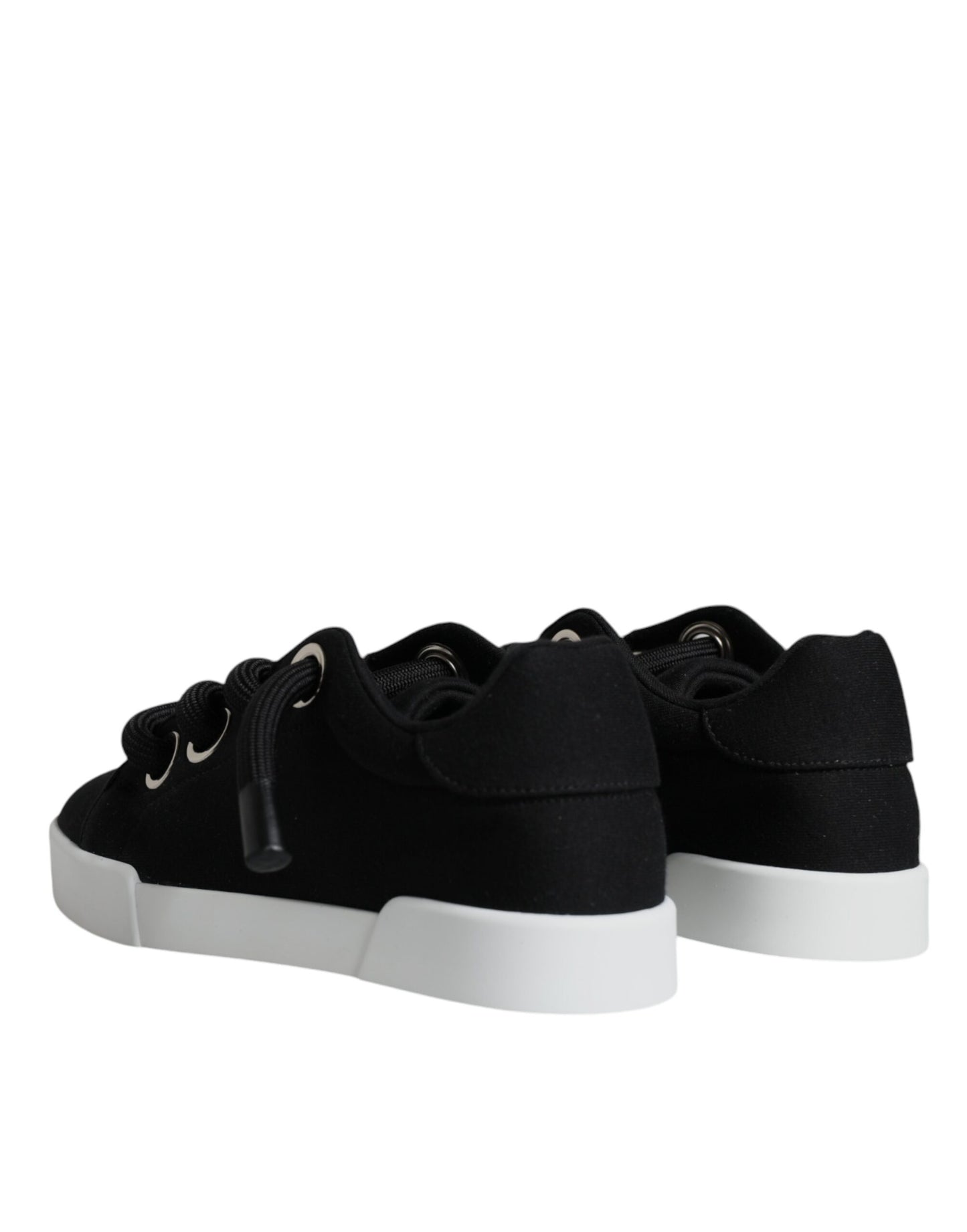 Dolce & Gabbana Schwarz Portofino Low Top Sneakers Schuhe