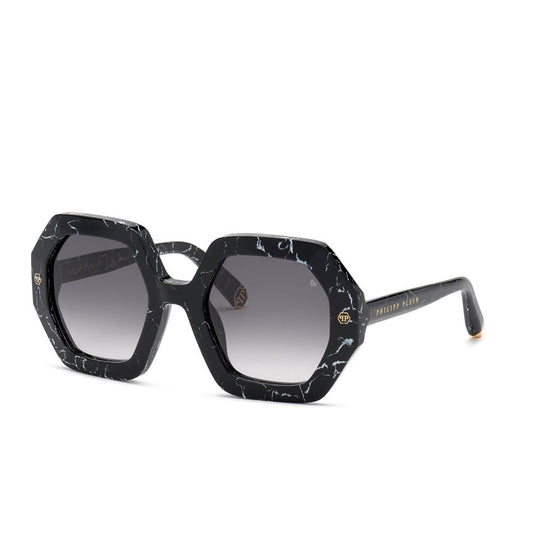 Philipp Plein Black Acetate aurinkolasit