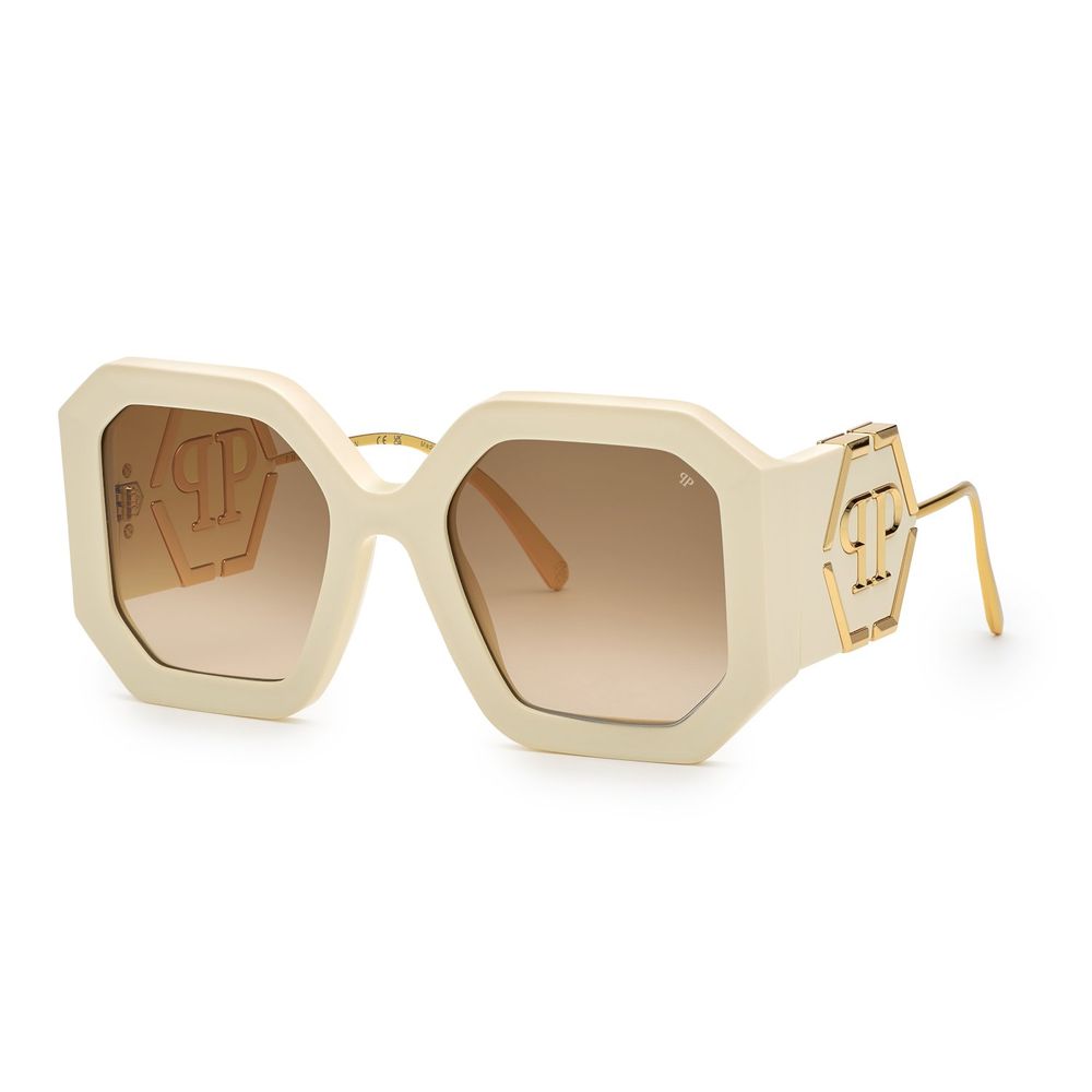 Philipp Plein White Acetate aurinkolasit