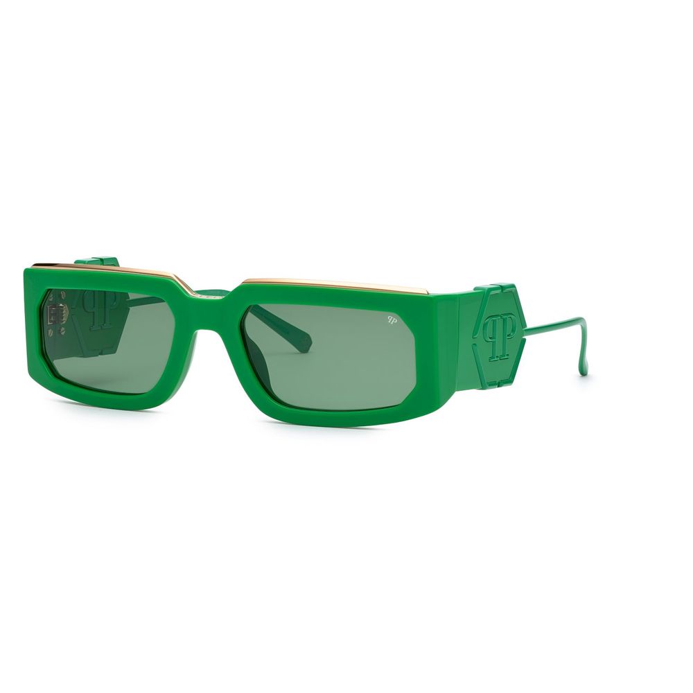 Philipp Plein Grüne Acetat-Sonnenbrille