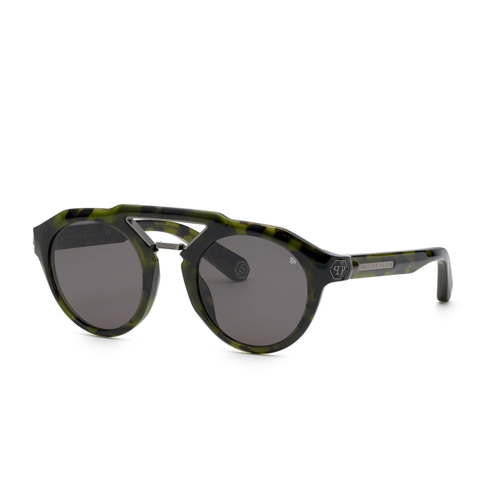 Philipp Plein Grüne Acetat-Sonnenbrille