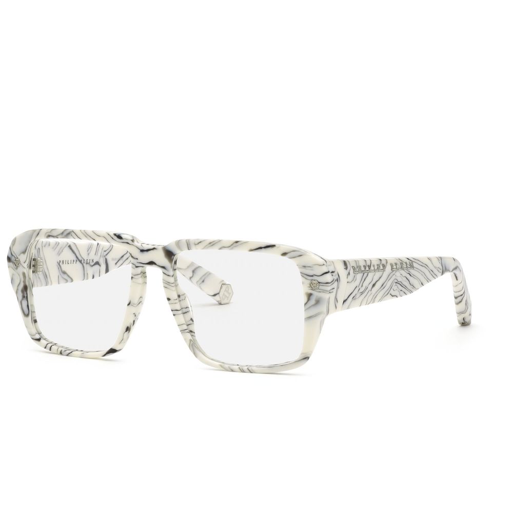 Philipp Plein Weißer Acetat-Rahmen