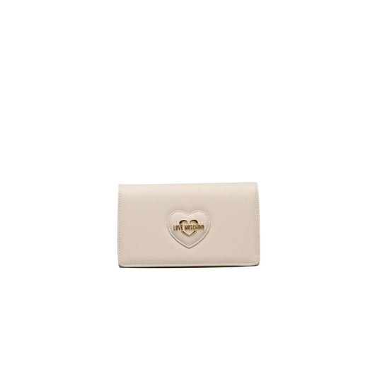 Love Moschino Beige Polyethylen Frauen Crossbody Tasche