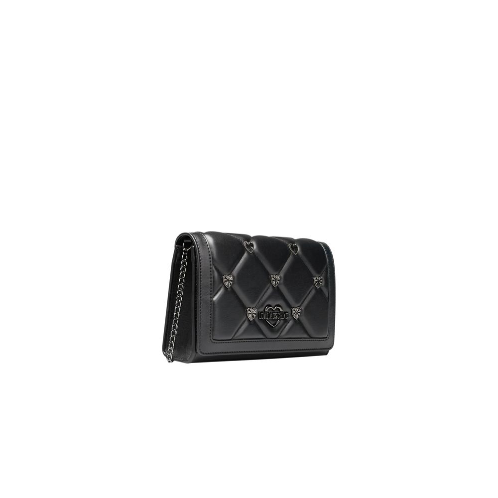 Love Moschino Schwarz Polyethylen Frauen Crossbody Tasche