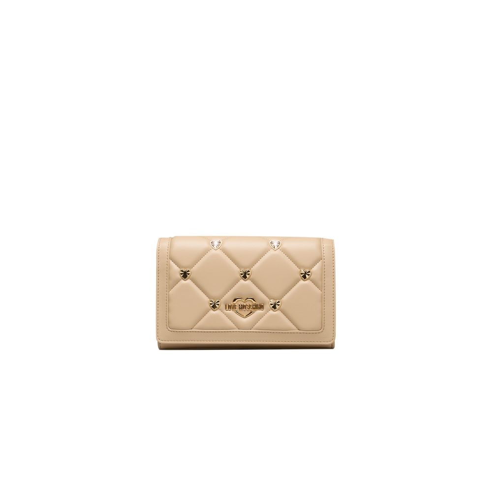 Love Moschino Beige Polyethylen Frauen Crossbody Tasche