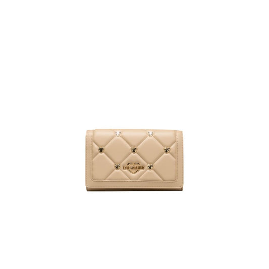 Love Moschino Beige Polyethylen Frauen Crossbody Tasche