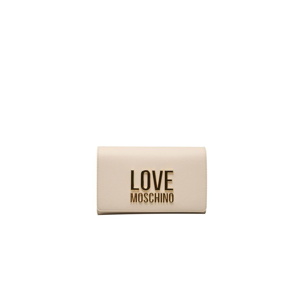 Love Moschino Beige Polyethylen Frauen Crossbody Tasche