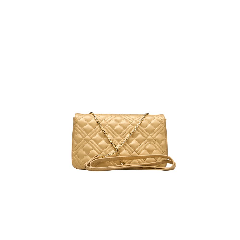 Love Moschino Gold Polyethylen Frauen Crossbody Tasche