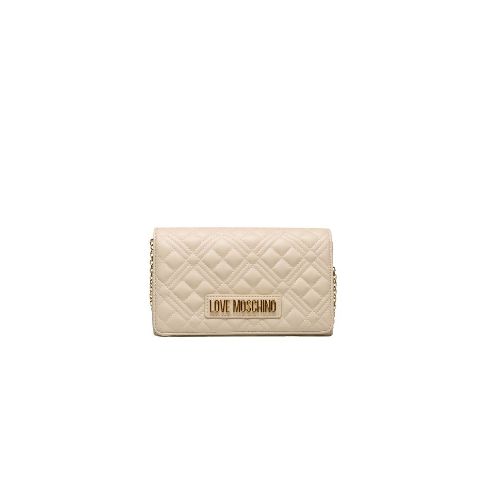 Love Moschino Beige Polyethylen Frauen Crossbody Tasche