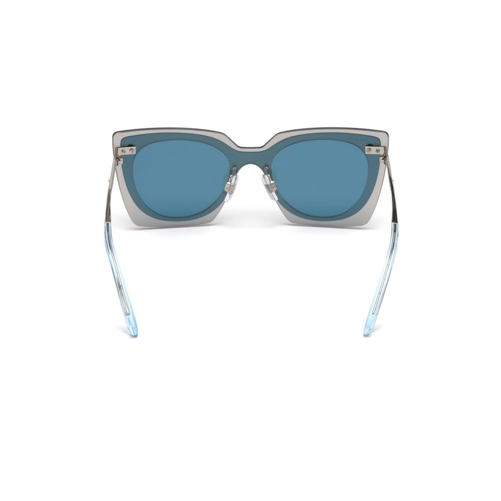 Swarovski Gray Plastic Sunglasses