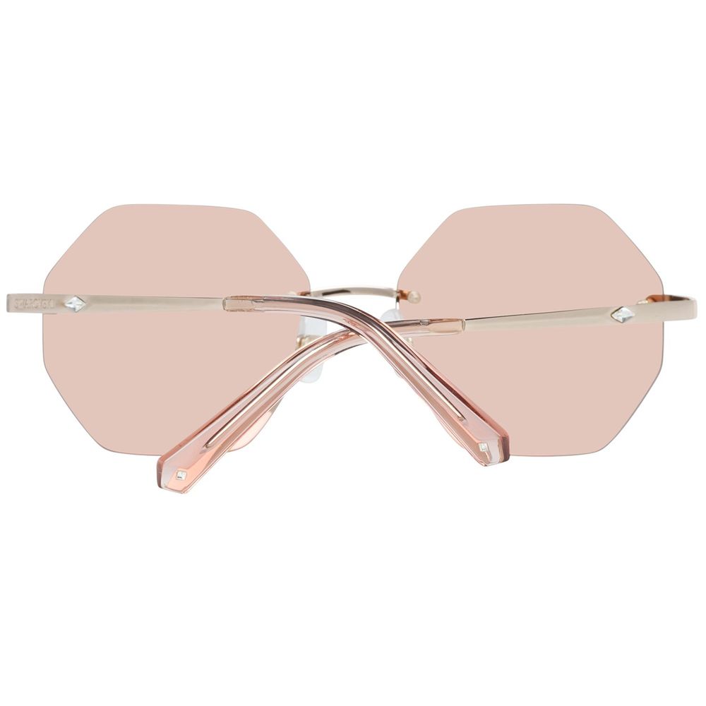 Swarovski Golden Metal Sunglasses