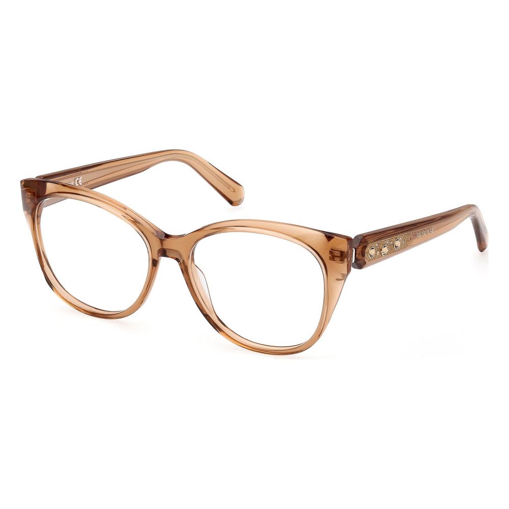 Swarovski brown plastic frames