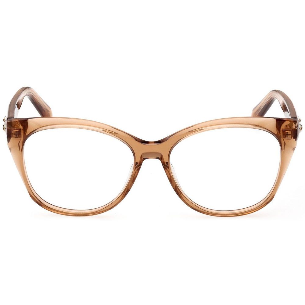 Swarovski brown plastic frames