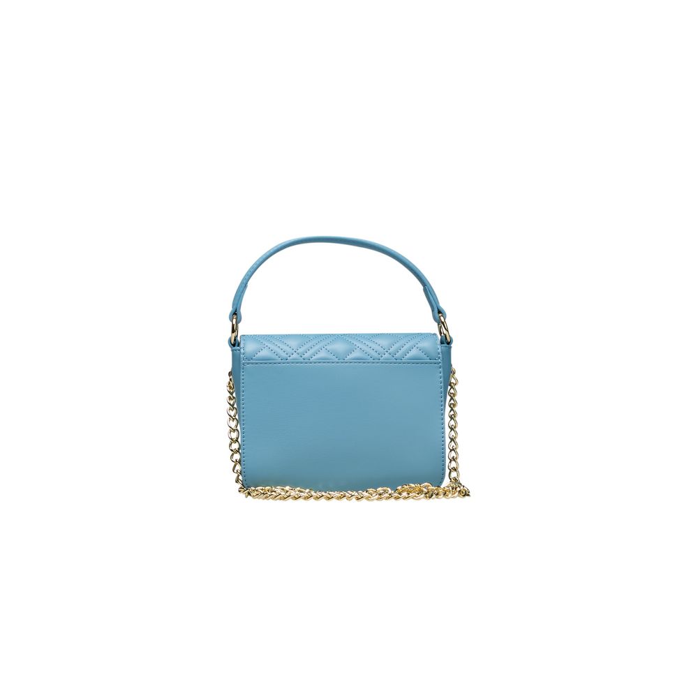 Love Moschino Hellblau Polyethylen Frauen Handtasche