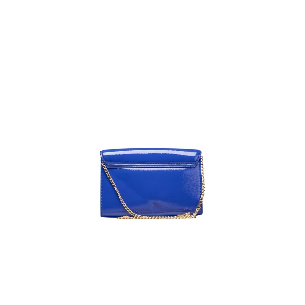 Love Moschino Blau Polyethylen Frauen Crossbody