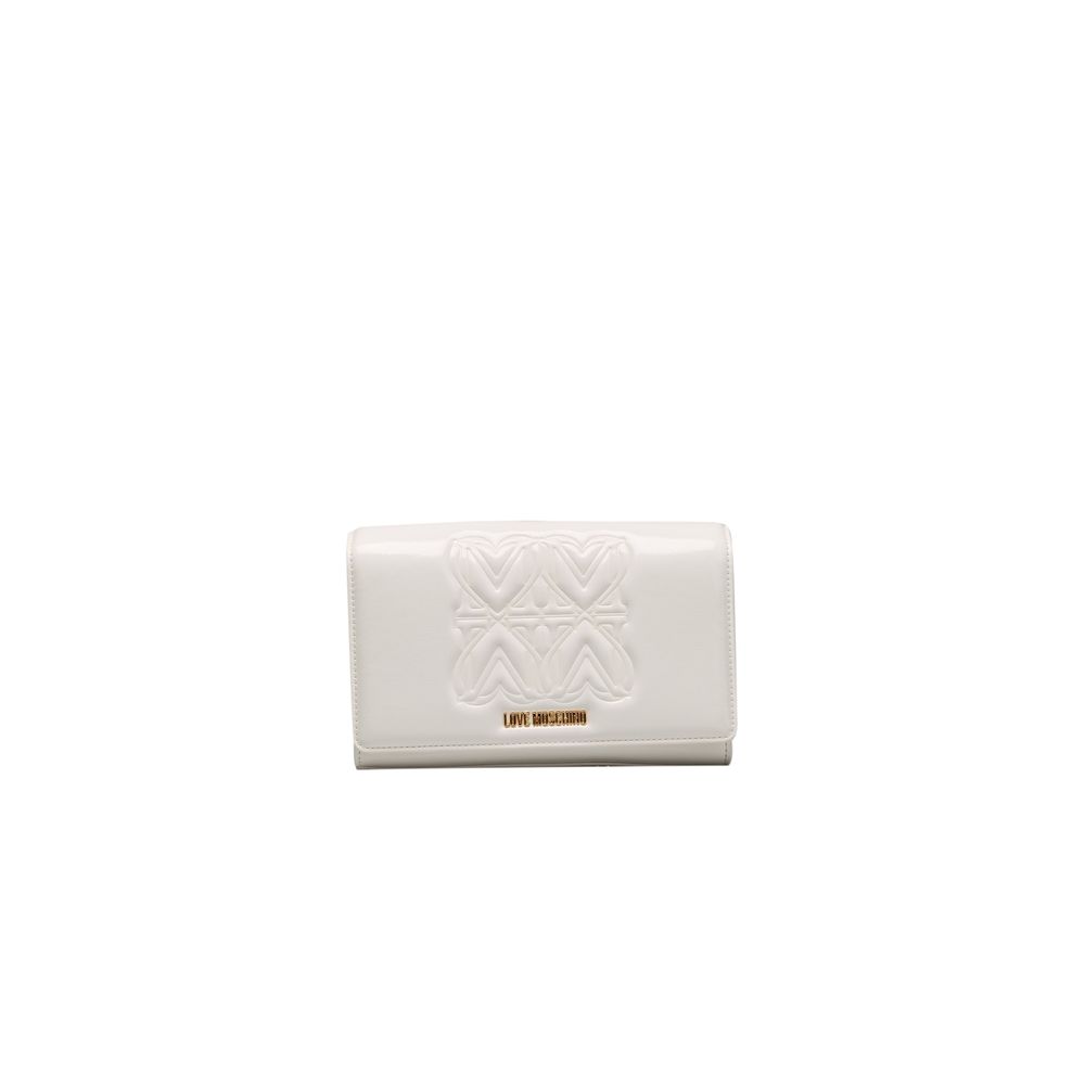 Love Moschino Weiße Polyethylen Frauen Crossbody Tasche