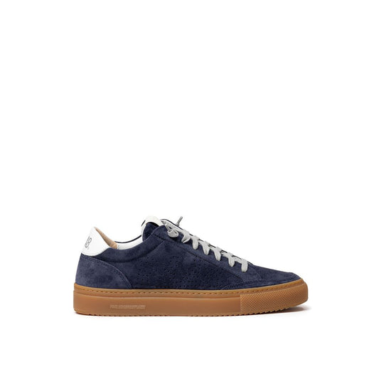 P448 Blue Leather Sneakers