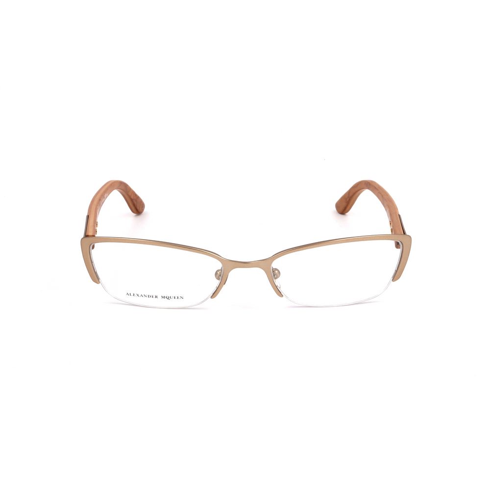 Alexander McQueen Brown Metal Frame