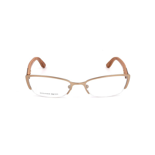 Alexander McQueen Brown Metal Frame