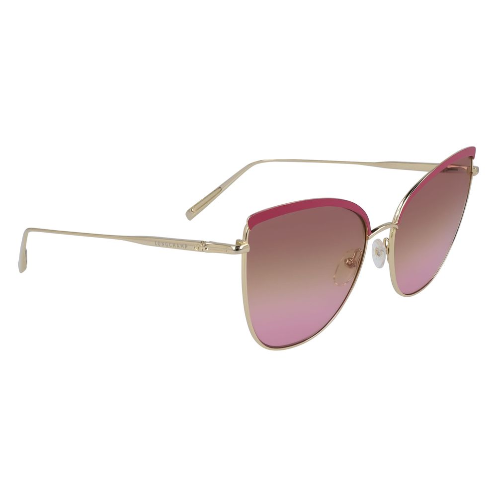 Longchamp Golden Metal Sunglasses