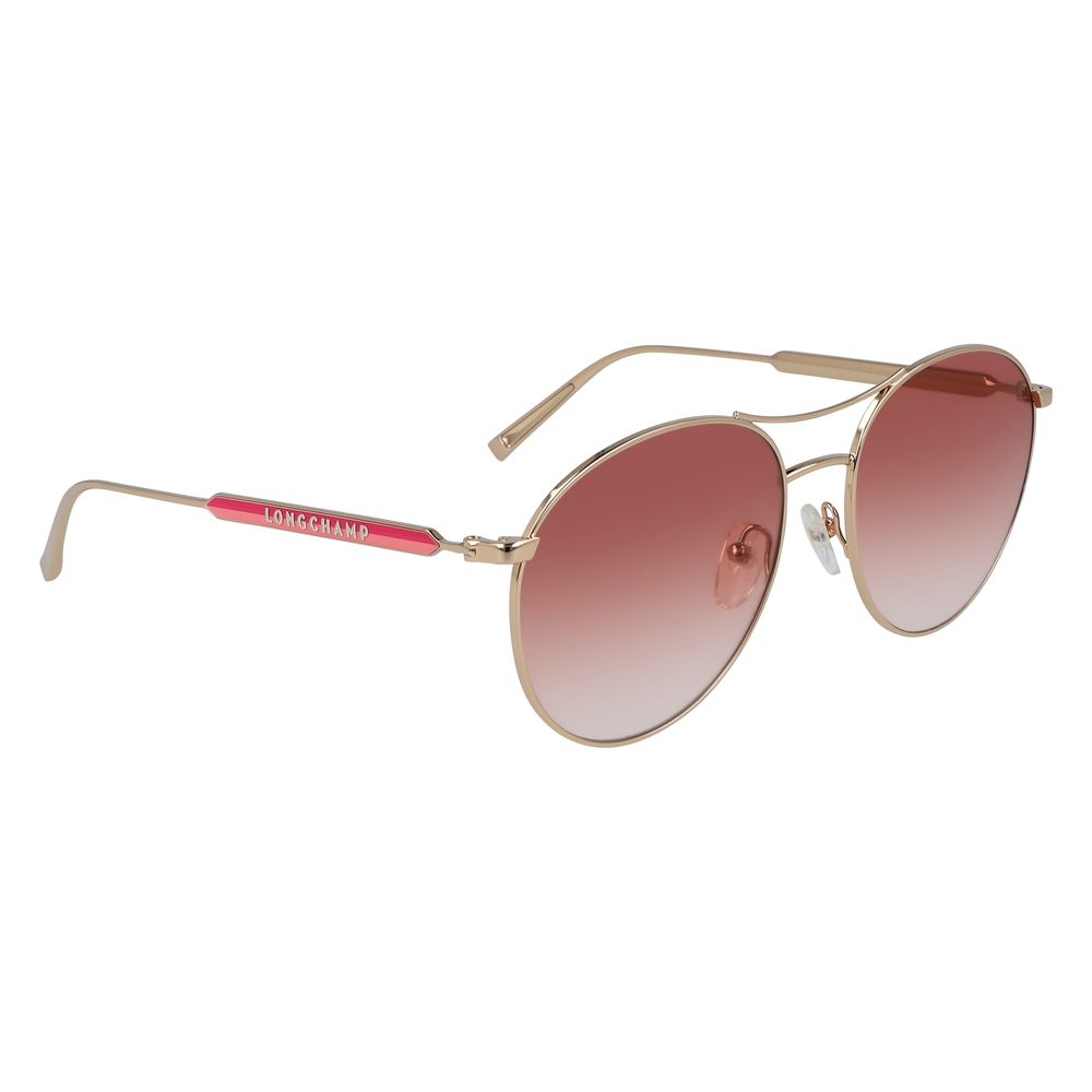 Longchamp Golden Metal Sunglasses