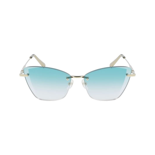 Longchamp Golden Metal Sunglasses