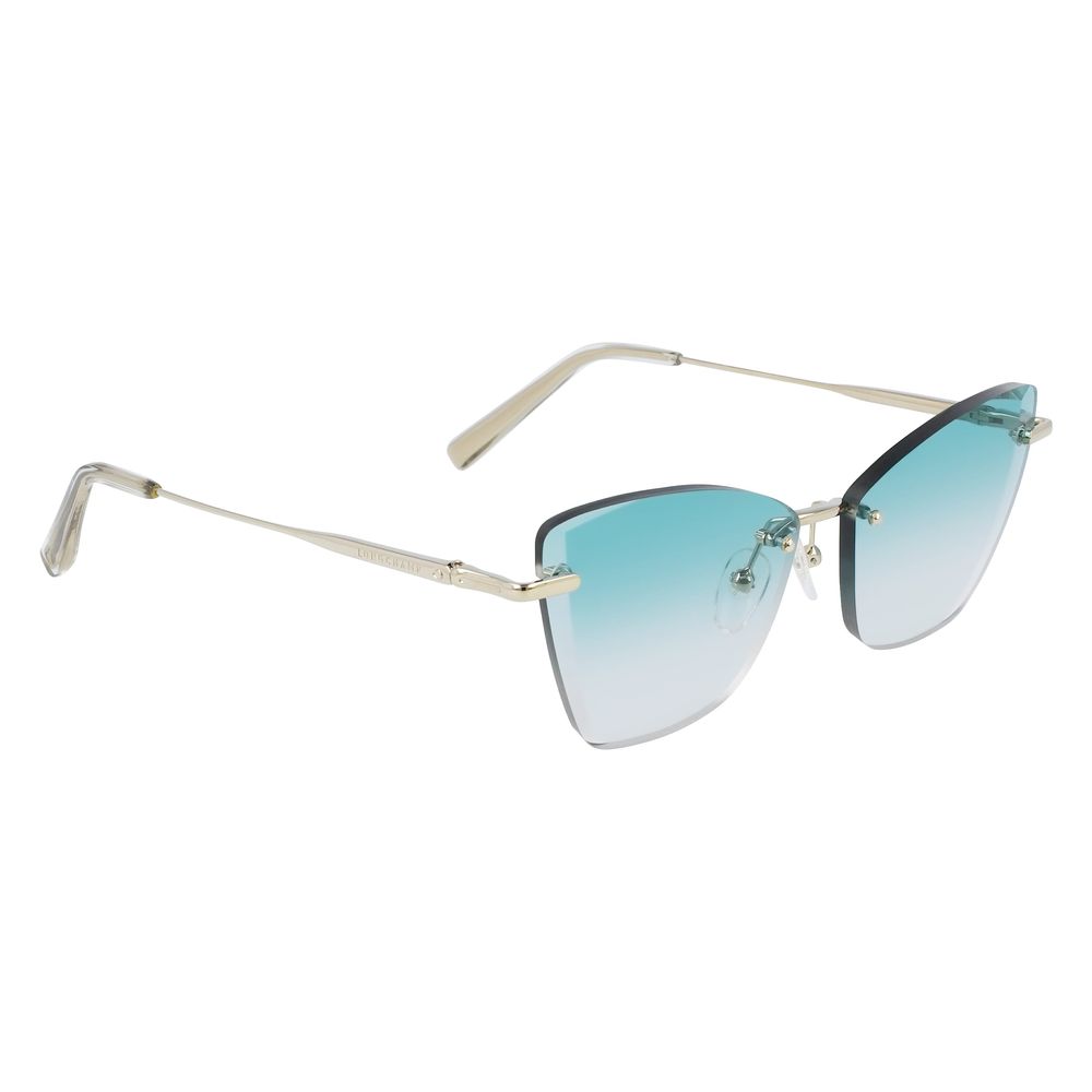 Longchamp Golden Metal Sunglasses