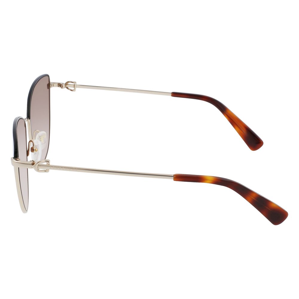 Longchamp Golden Metal Sunglasses