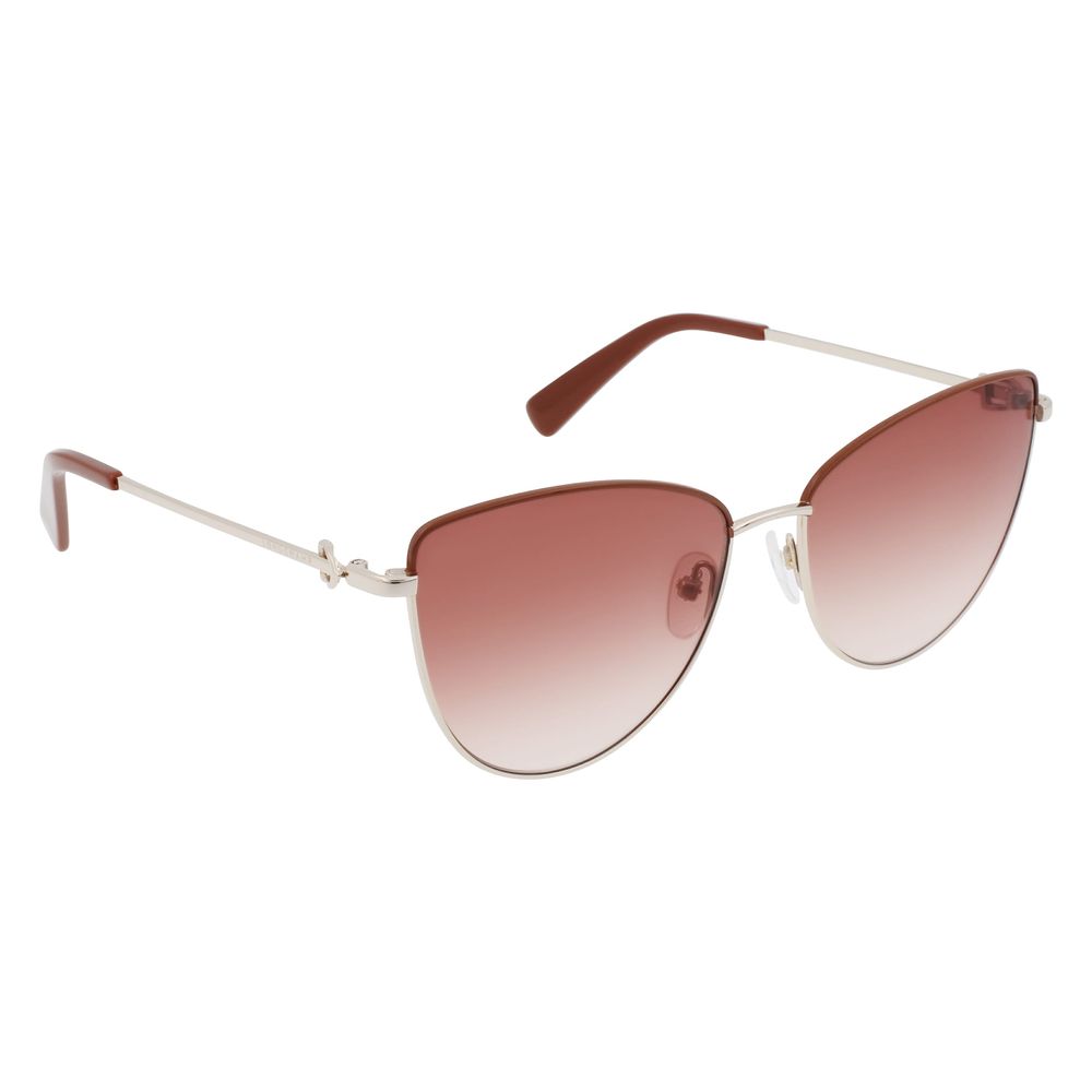 Longchamp Golden Metal Sunglasses