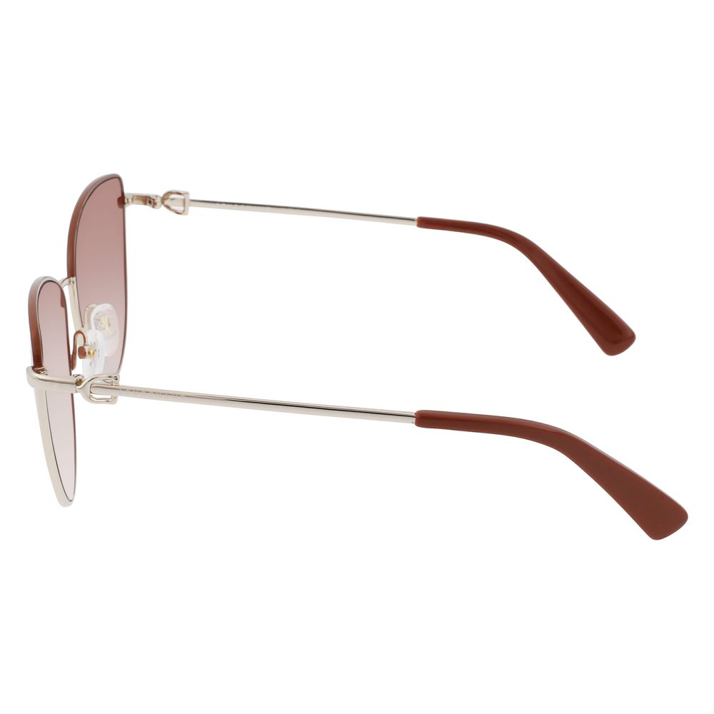 Longchamp Golden Metal Sunglasses