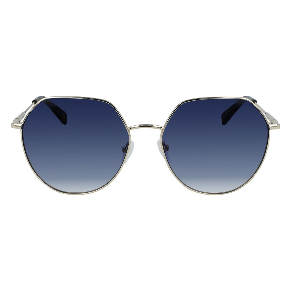 Longchamp bicolor metal sunglasses