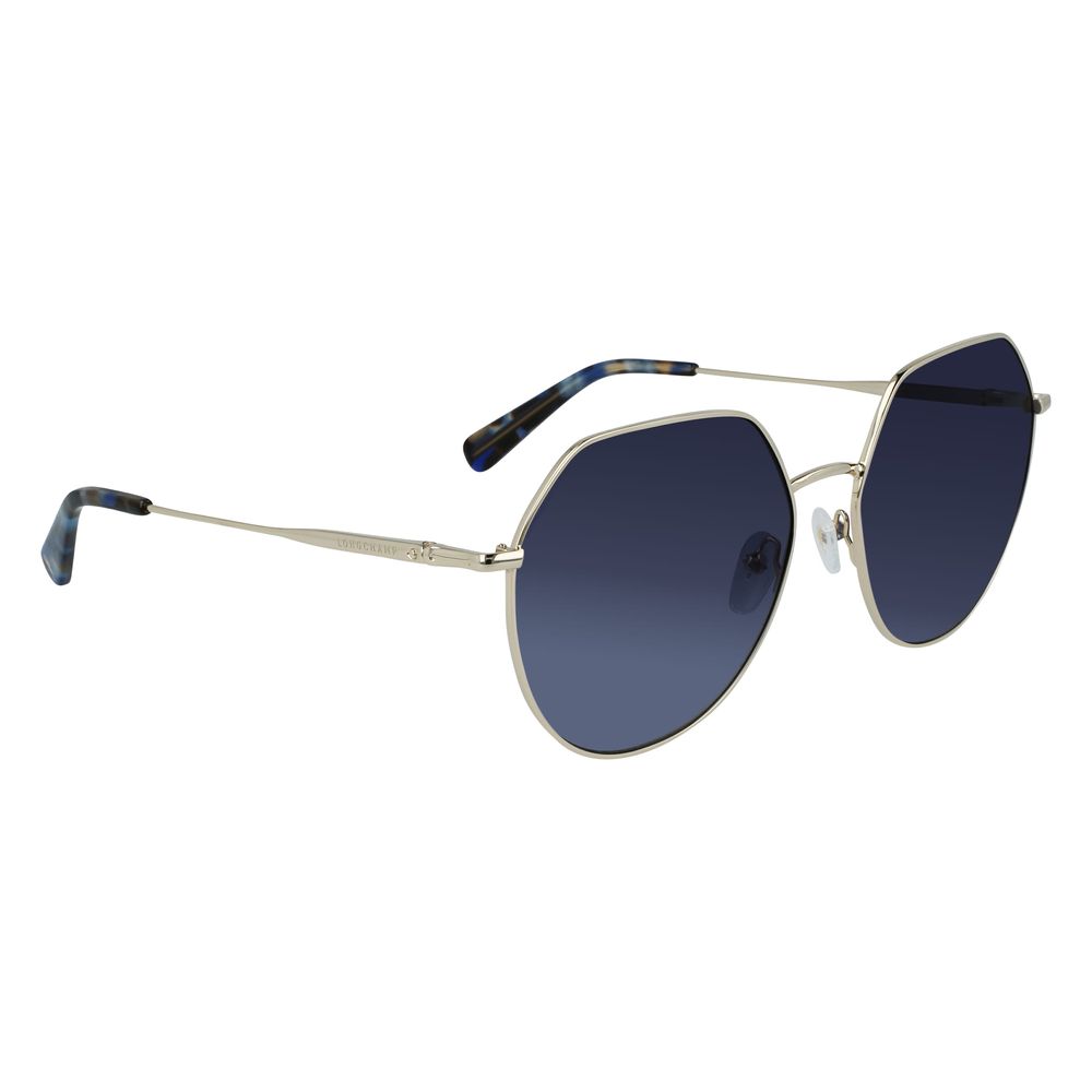 Longchamp bicolor metal sunglasses