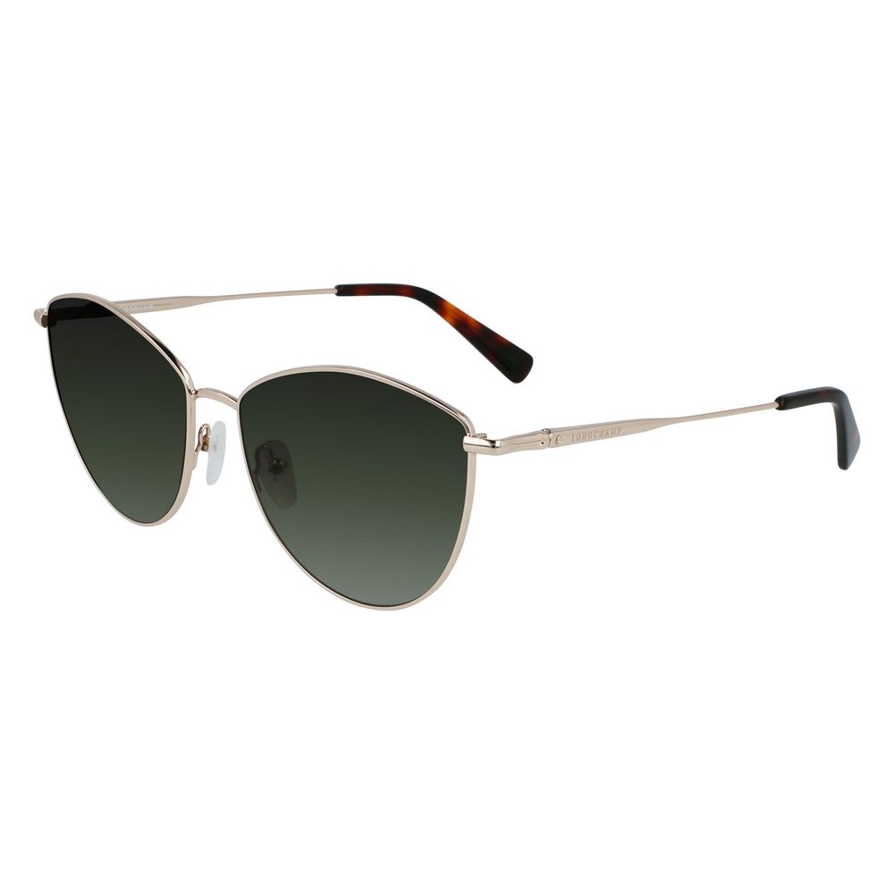 Longchamp Golden Metal Sunglasses