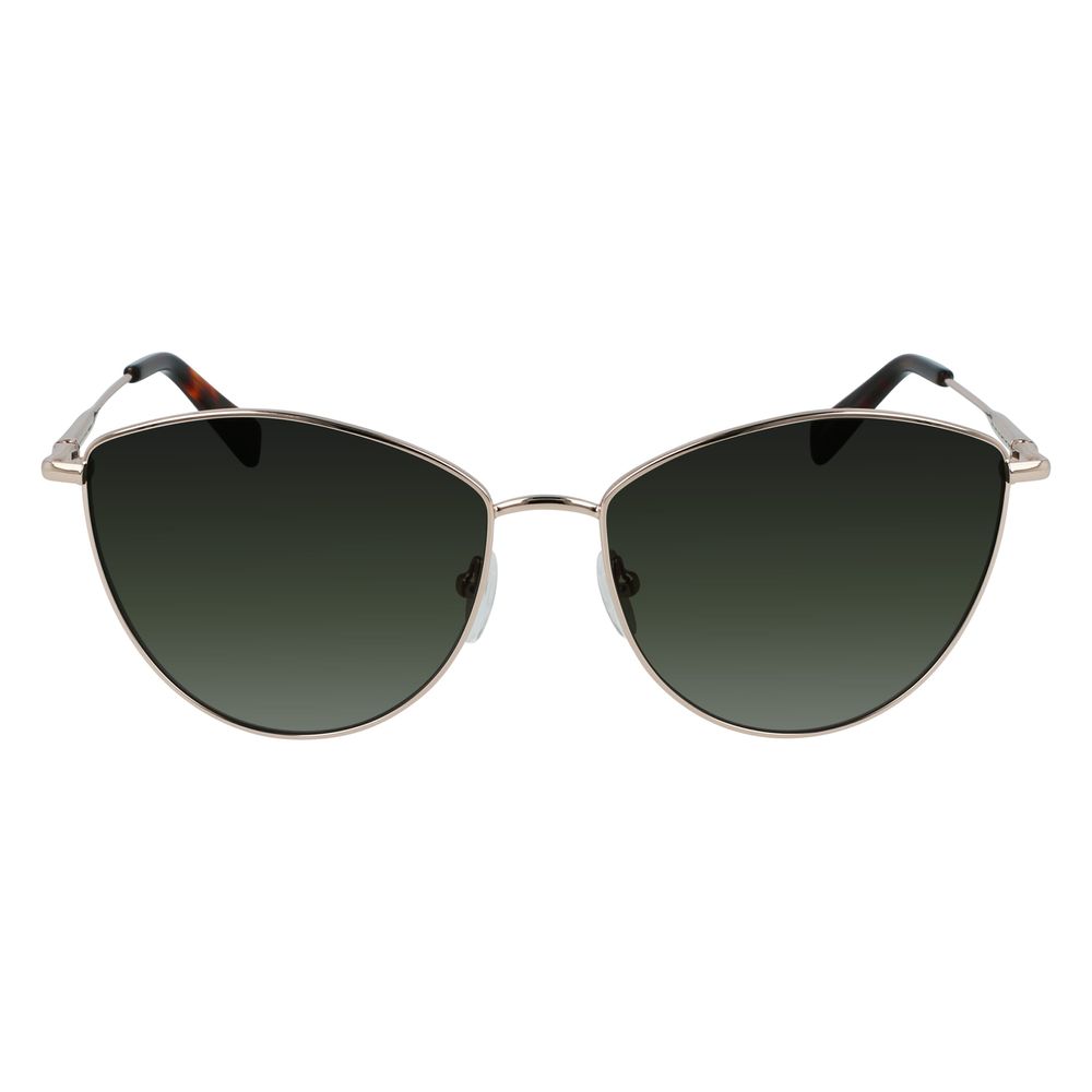 Longchamp Golden Metal Sunglasses