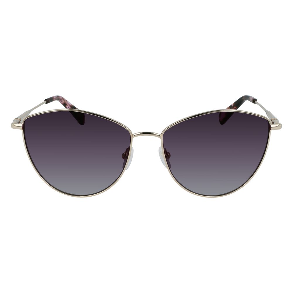 Longchamp Golden Metal Sunglasses