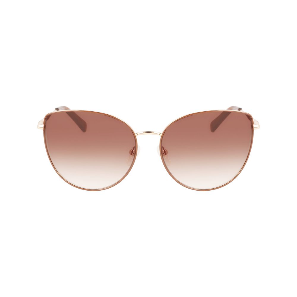 Longchamp Golden Metal Sunglasses