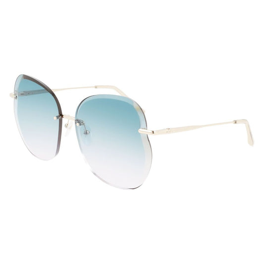 Longchamp Golden Metal Sunglasses