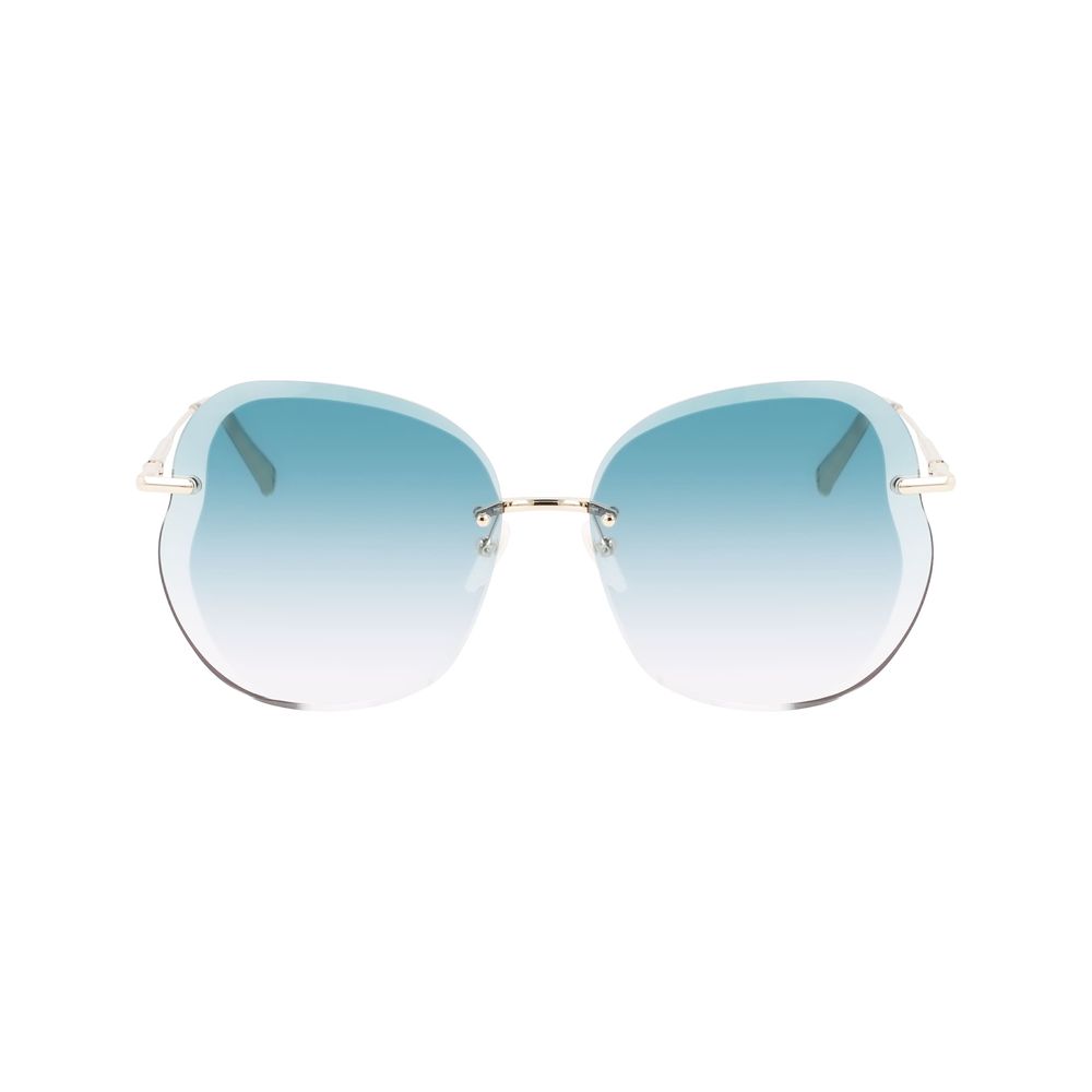 Longchamp Golden Metal Sunglasses