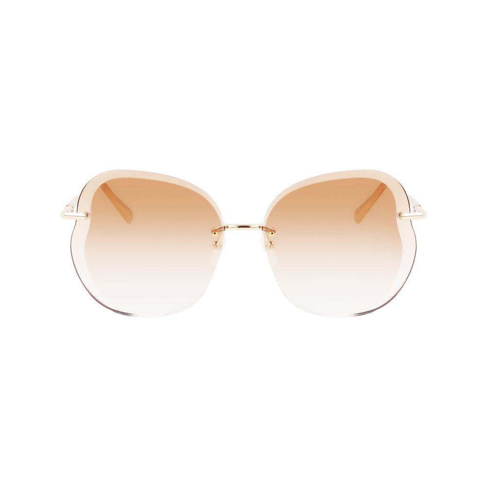 Longchamp Golden Metal Sunglasses