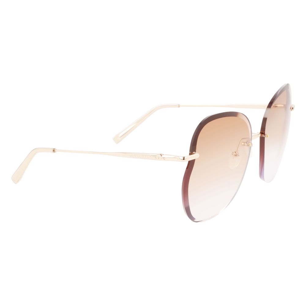 Longchamp Golden Metal Sunglasses