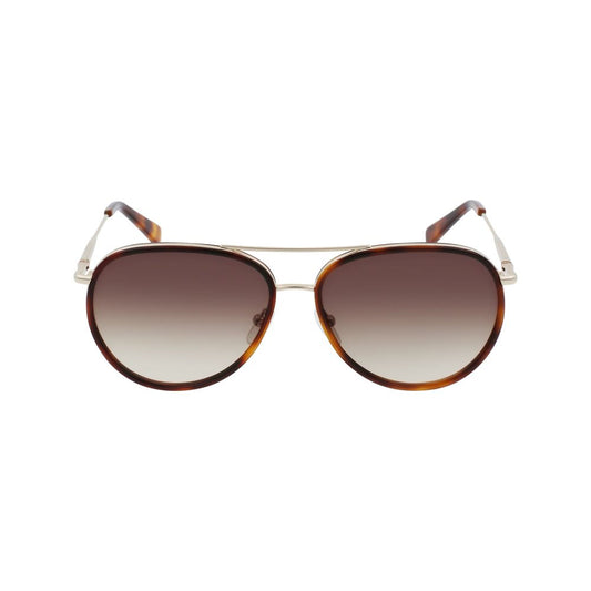 Longchamp Golden Metal Sunglasses