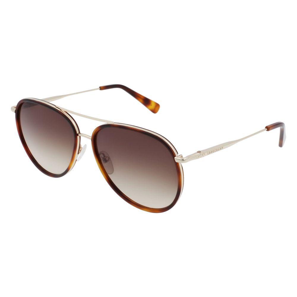 Longchamp Golden Metal Sunglasses