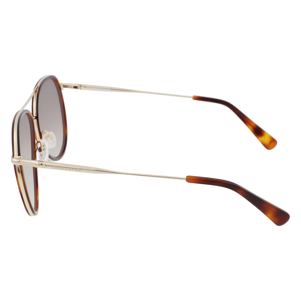 Longchamp Golden Metal Sunglasses