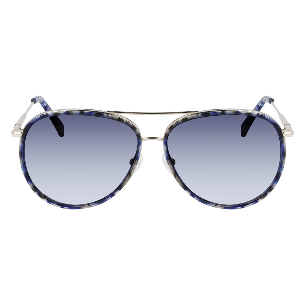 Longchamp Golden Metal Sunglasses