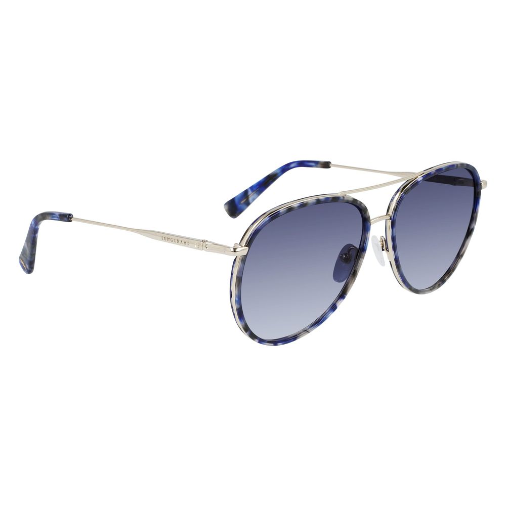 Longchamp Golden Metal Sunglasses